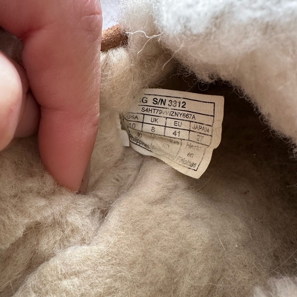UGG Tan Suede House Slippers - Picture 3 of 5